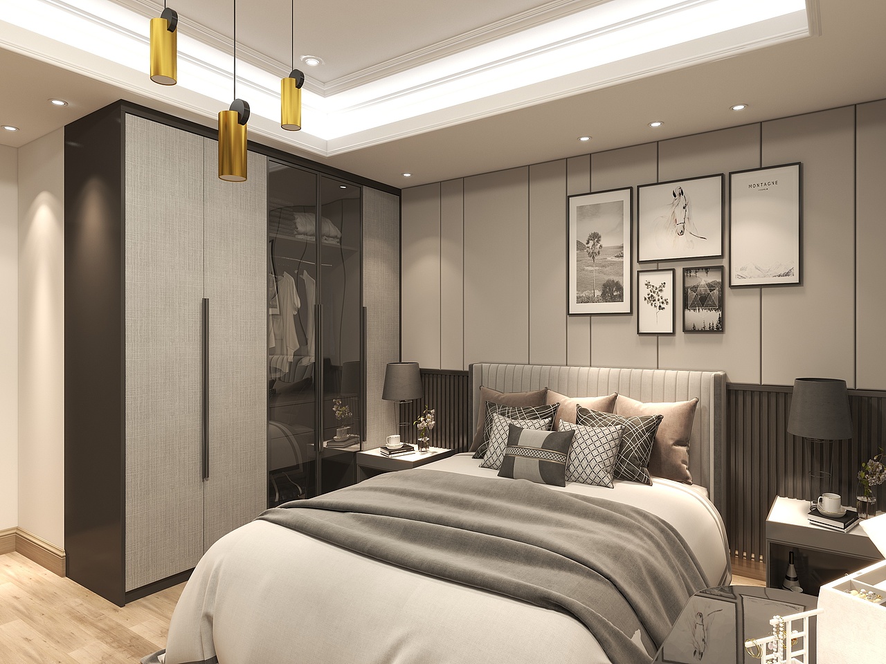 广州富力城试设计(立体建模渲染)