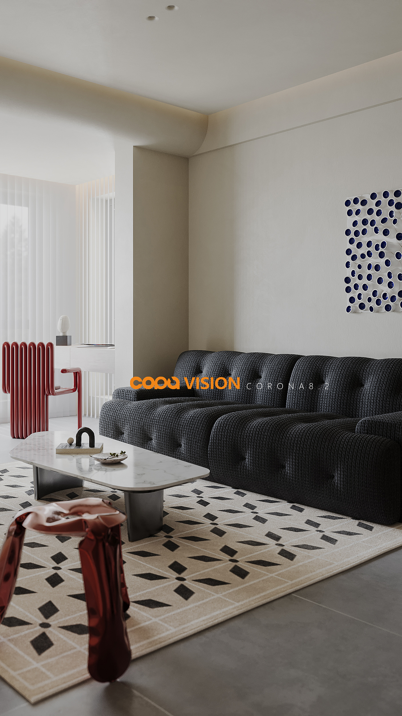 CR渲染-奶油风(同样的设计不同的调调)