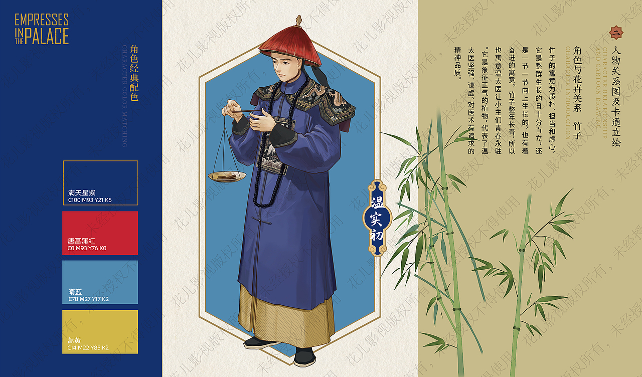 《甄嬛传》影视IP图库STYLE GUIDE设计 / 衍生品开发(图ZMzUzODA5OTU2) - IP形象 - 站酷设计师HOZEN厚翼文化原创素材 - 站酷ZCOOL