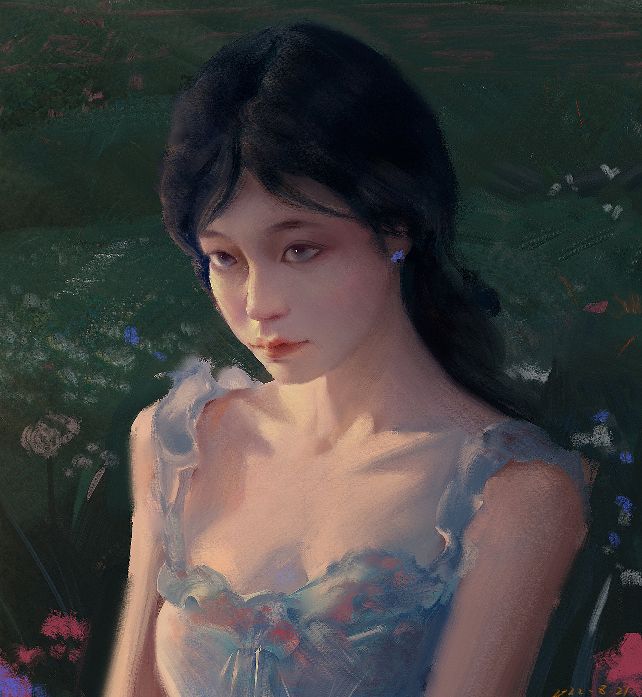 肖像练习（图ZMzEzOTM1NDI4） - 艺术插画 - 站酷设计师CianCorc原创素材 - 站酷ZCOOL