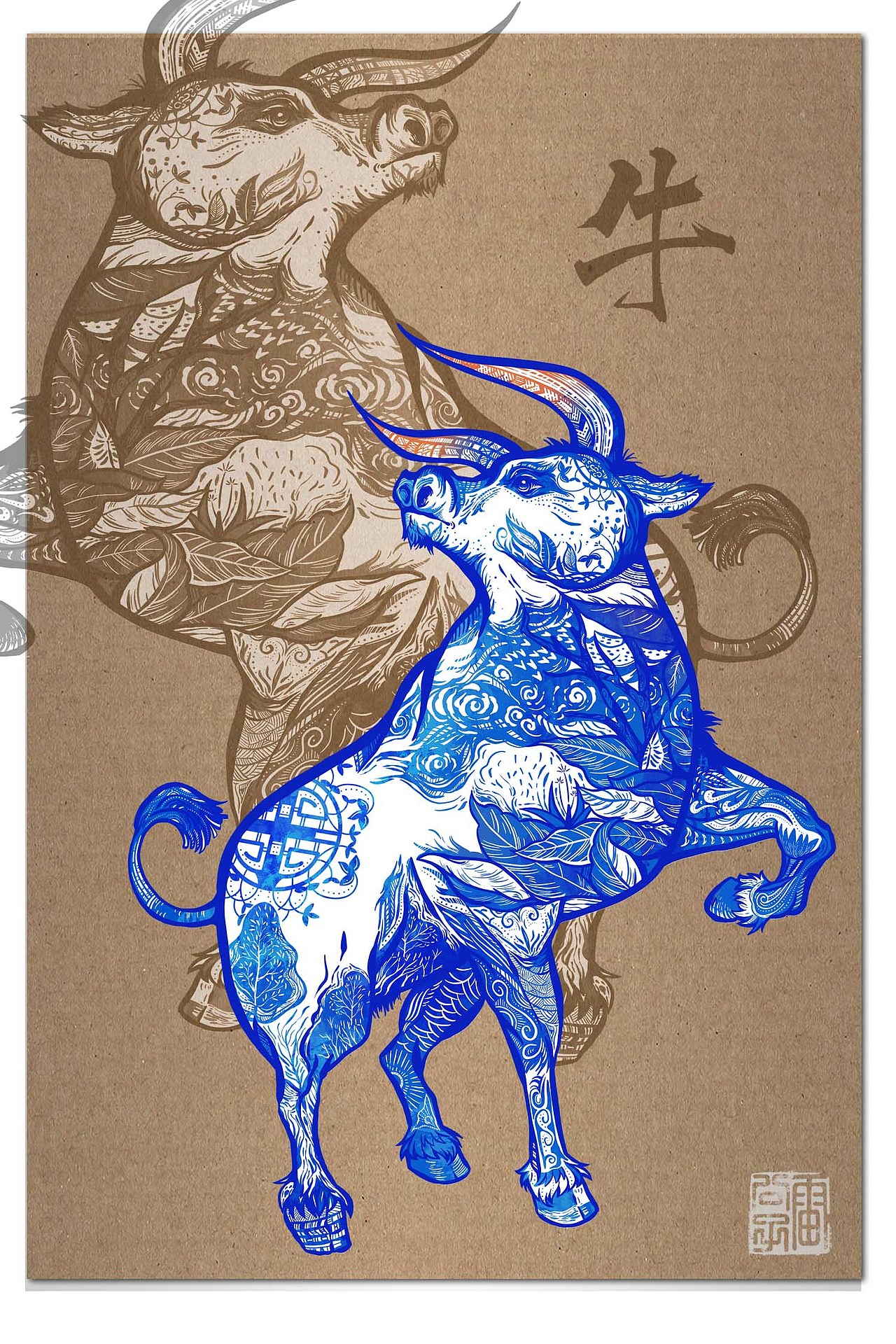 十二生肖青花图鉴