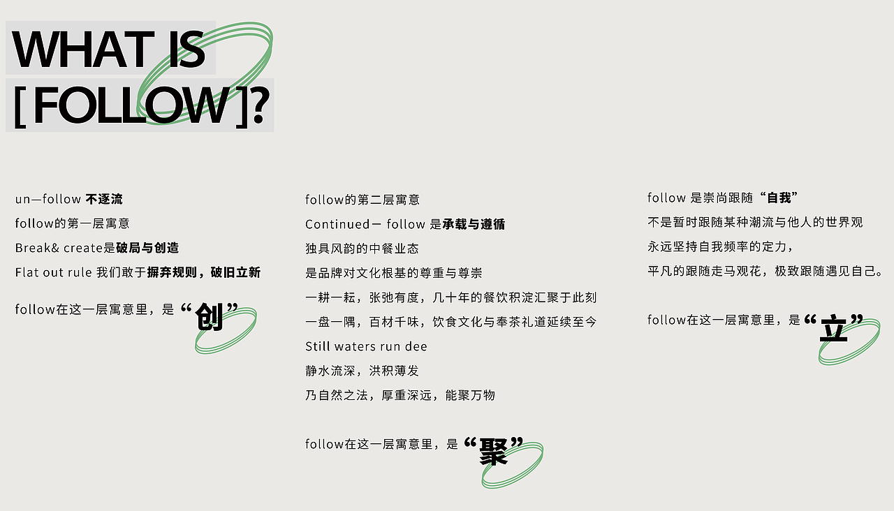 新好感作品：Follow创意餐厅品牌全案设计（图ZMzIyMzgwODUy） - 品牌 - 站酷设计师新好感品牌原创素材 - 站酷ZCOOL