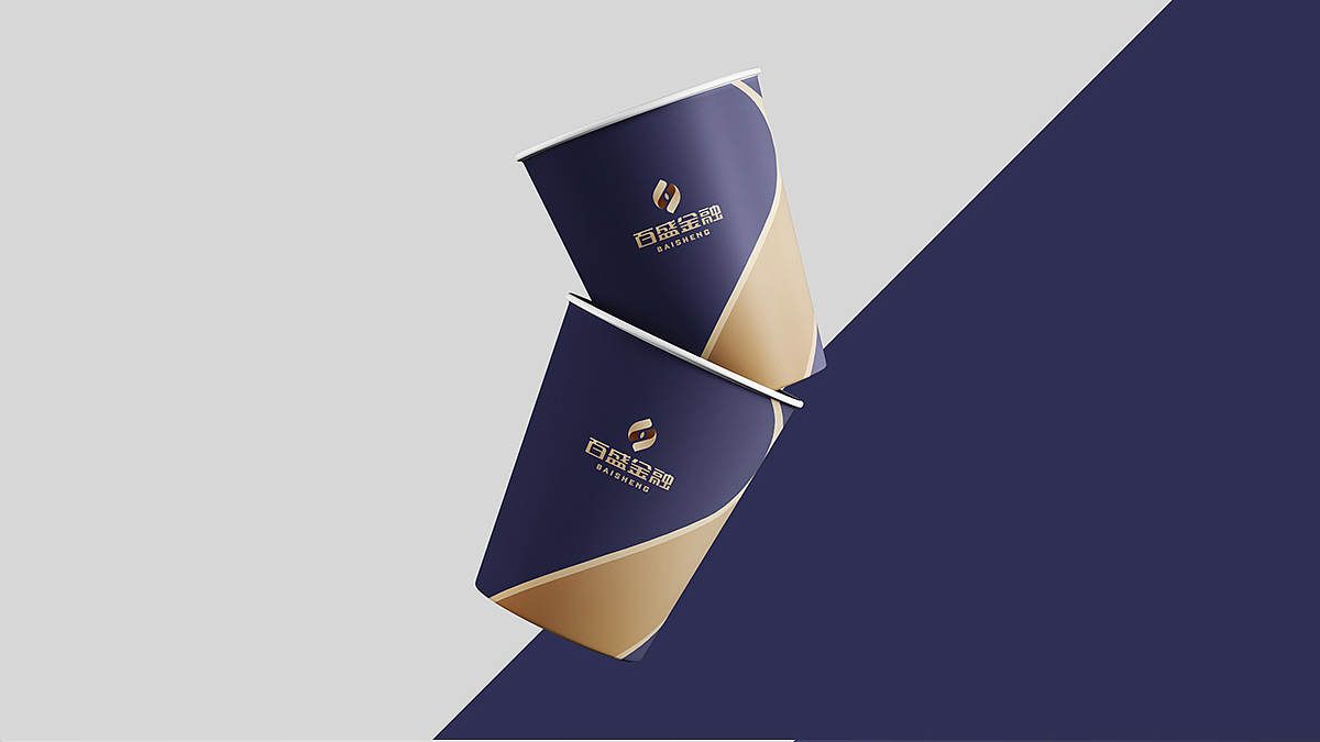 百盛金融标志设计