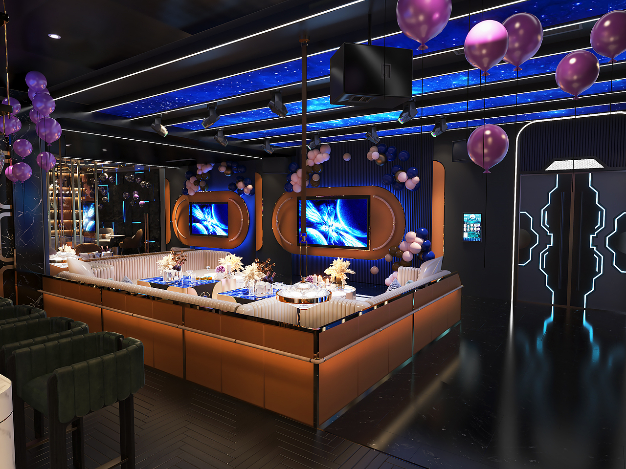 私人会所派对房（图ZMzA2NjI5NTYw） - 商业空间设计 - 站酷设计师lmtnono原创素材 - 站酷ZCOOL