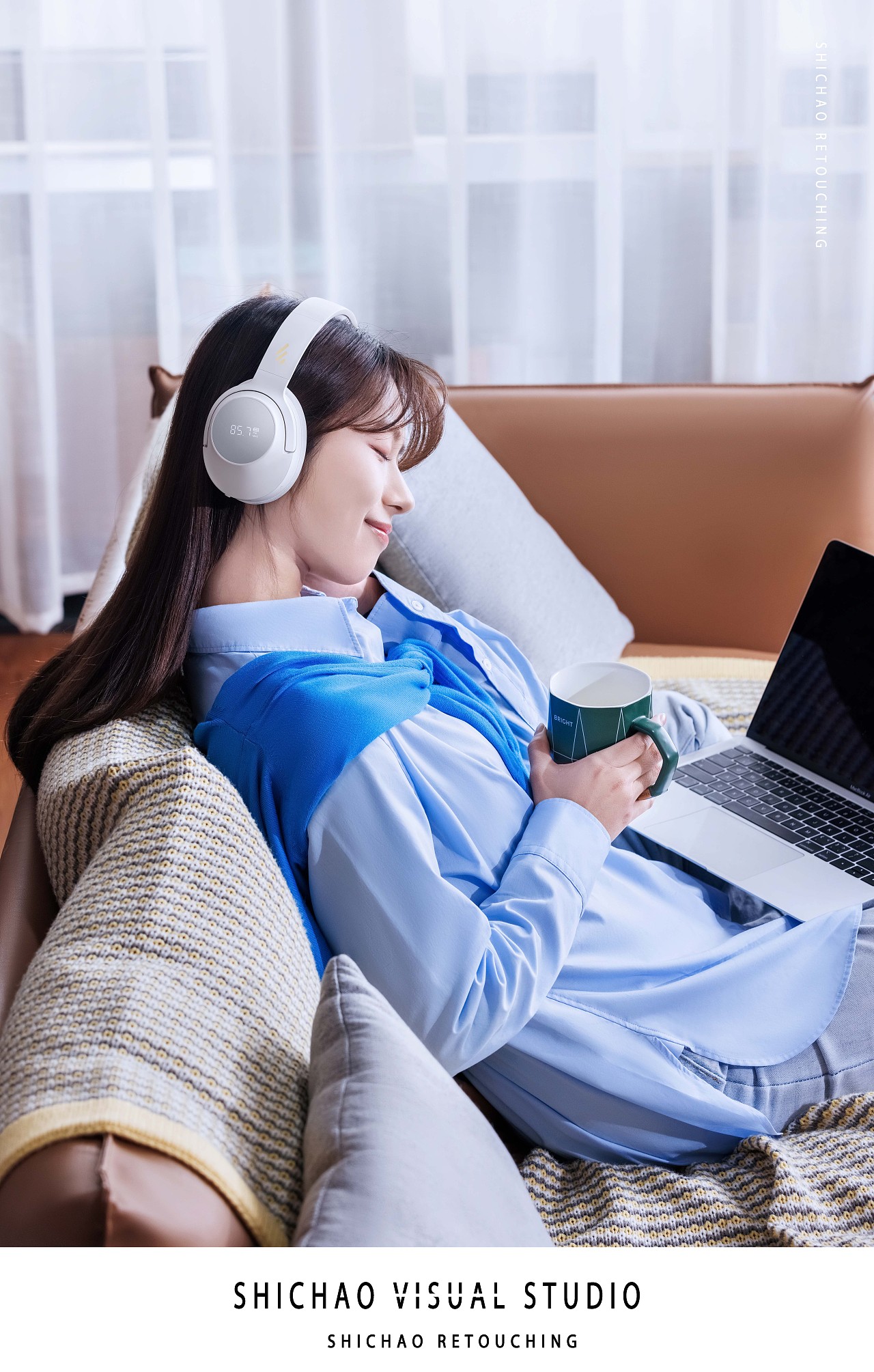 漫步者蓝牙耳机产品&人像精修