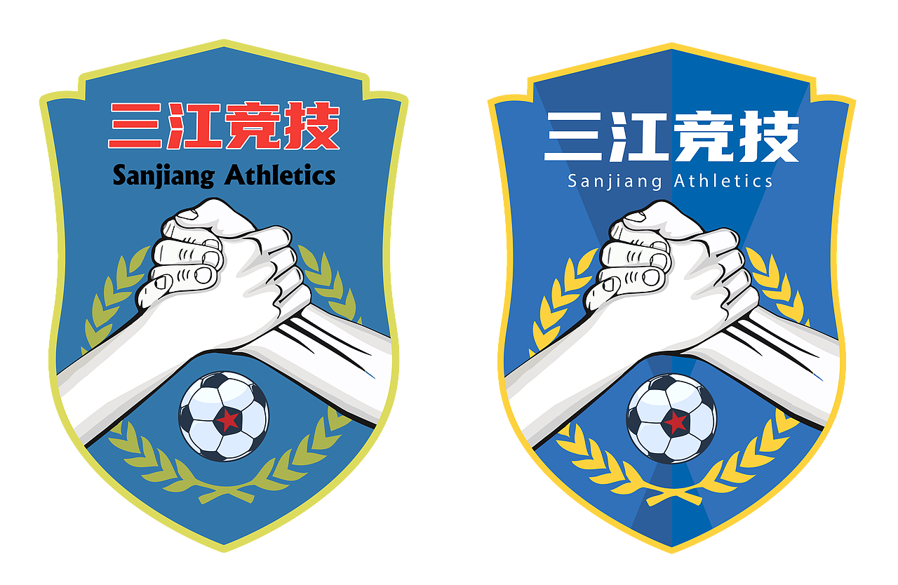 三江竞技足球队复刻兄弟联盟队徽LOGO（图ZMzY0NzY5NTA4） - Logo - 站酷设计师凤凰堂旧书店原创素材 - 站酷ZCOOL