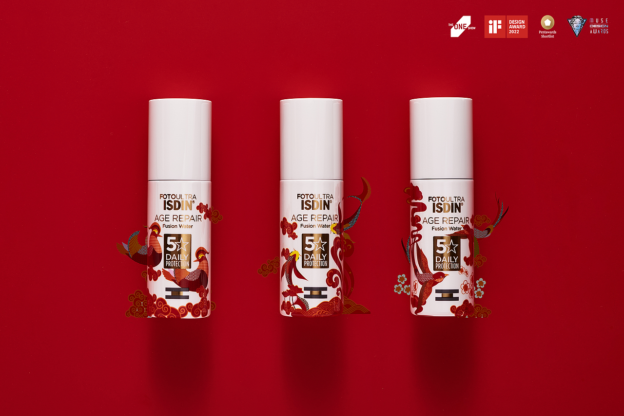 ISDIN——新春限定款包装设计（图ZMzA2MjIyOTMy） - 包装 - 站酷设计师KEEPINTOUCH原创素材 - 站酷ZCOOL