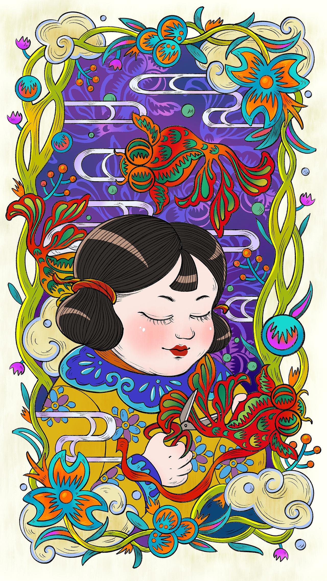 年画福娃.非遗系列（图ZMjk3NTAxNzcy） - 商业插画 - 站酷设计师猫打劫原创素材 - 站酷ZCOOL