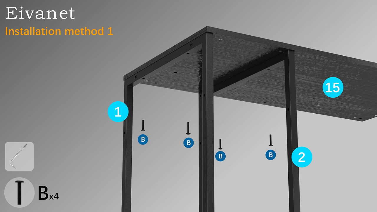 L型转角电脑桌（组装说明）-Eivanet（图ZMzU3MDQxODQ4） - 产品 - 站酷设计师酸菜鱼王子原创素材 - 站酷ZCOOL