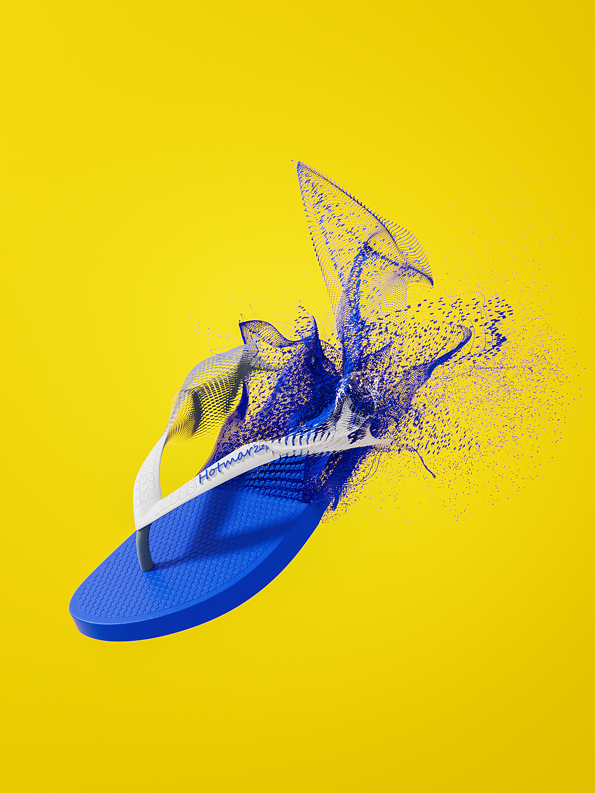 人字拖建模渲染