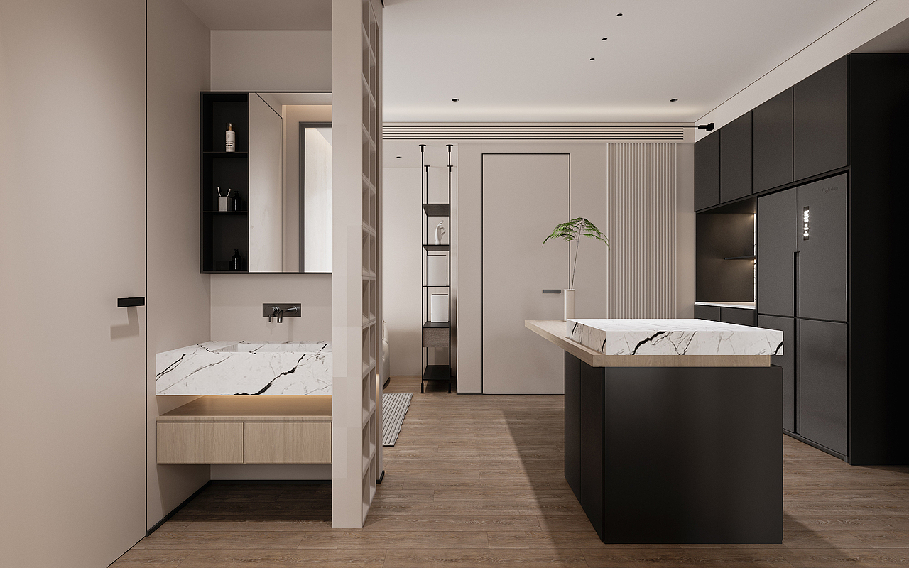 深色奶油极简（郑州-建业天筑）