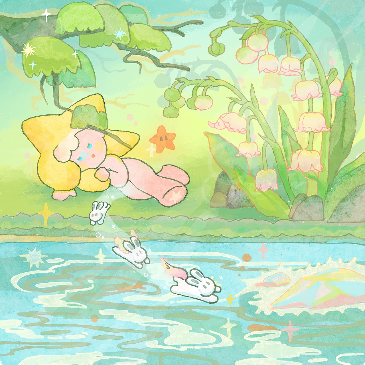 个人原创IP“星宝” | 双学位毕设~插画方向