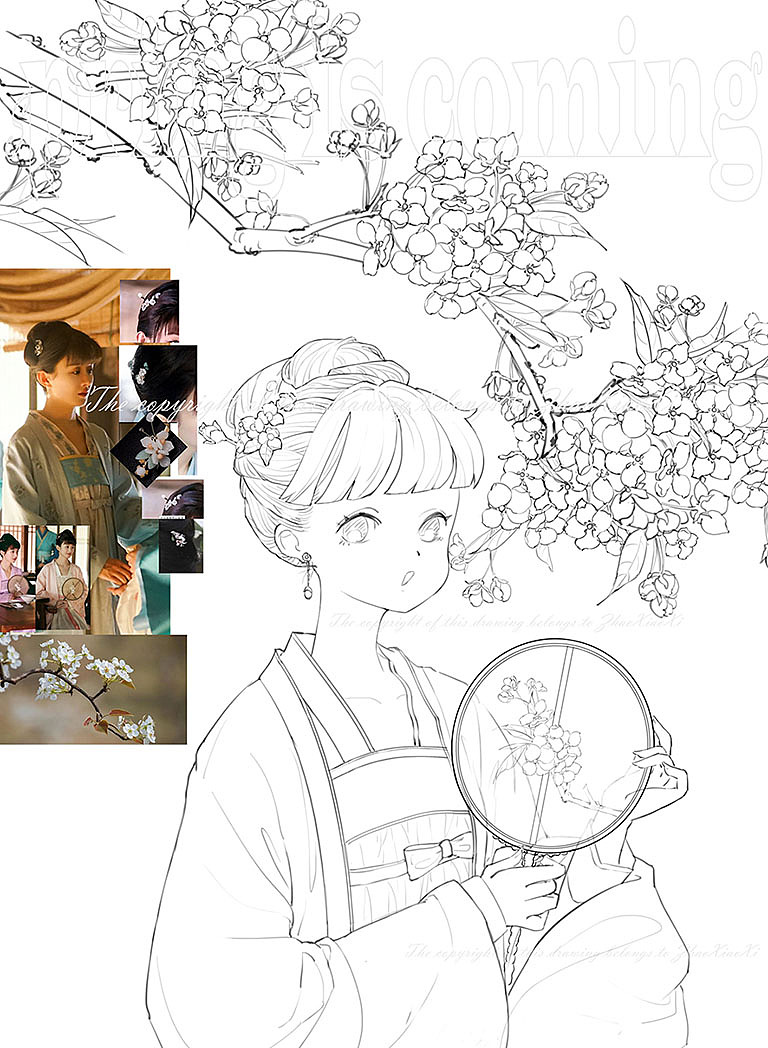 知否知否（图ZMjk4MzMzOTA0） - 商业插画 - 站酷设计师画画的赵小晞原创素材 - 站酷ZCOOL