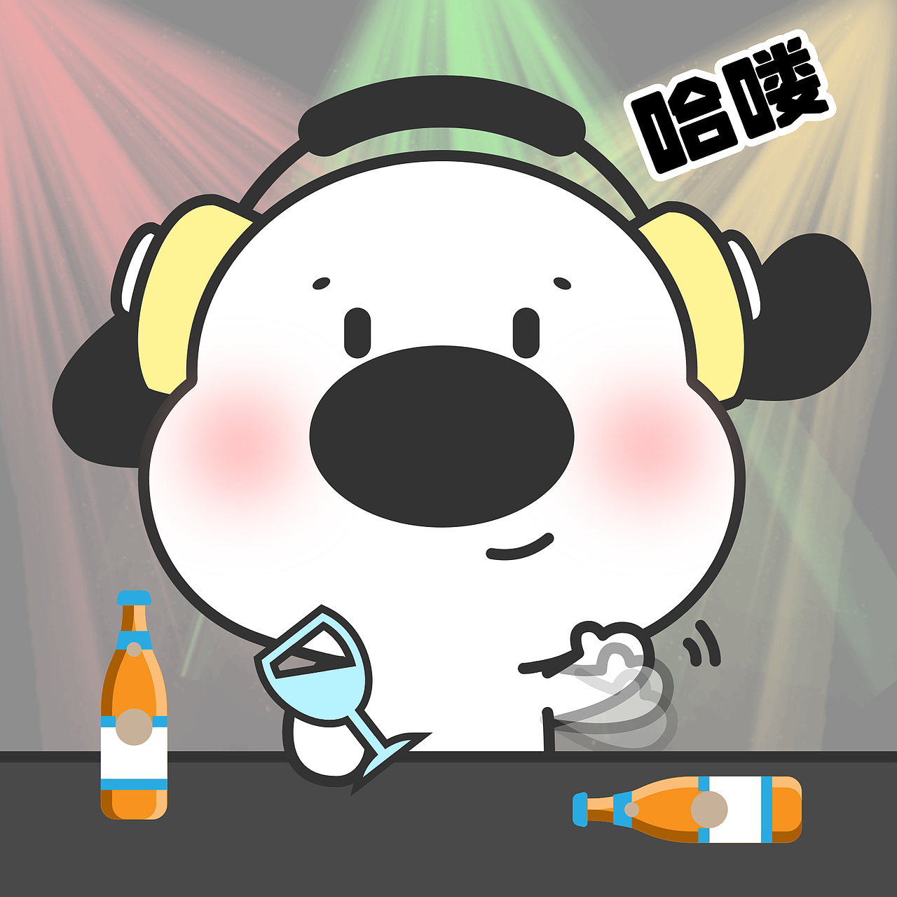 音乐小狗 | 微信表情包（图ZMzY0NjI0NTk2） - 其他 - 站酷设计师小小郭同学锕原创素材 - 站酷ZCOOL