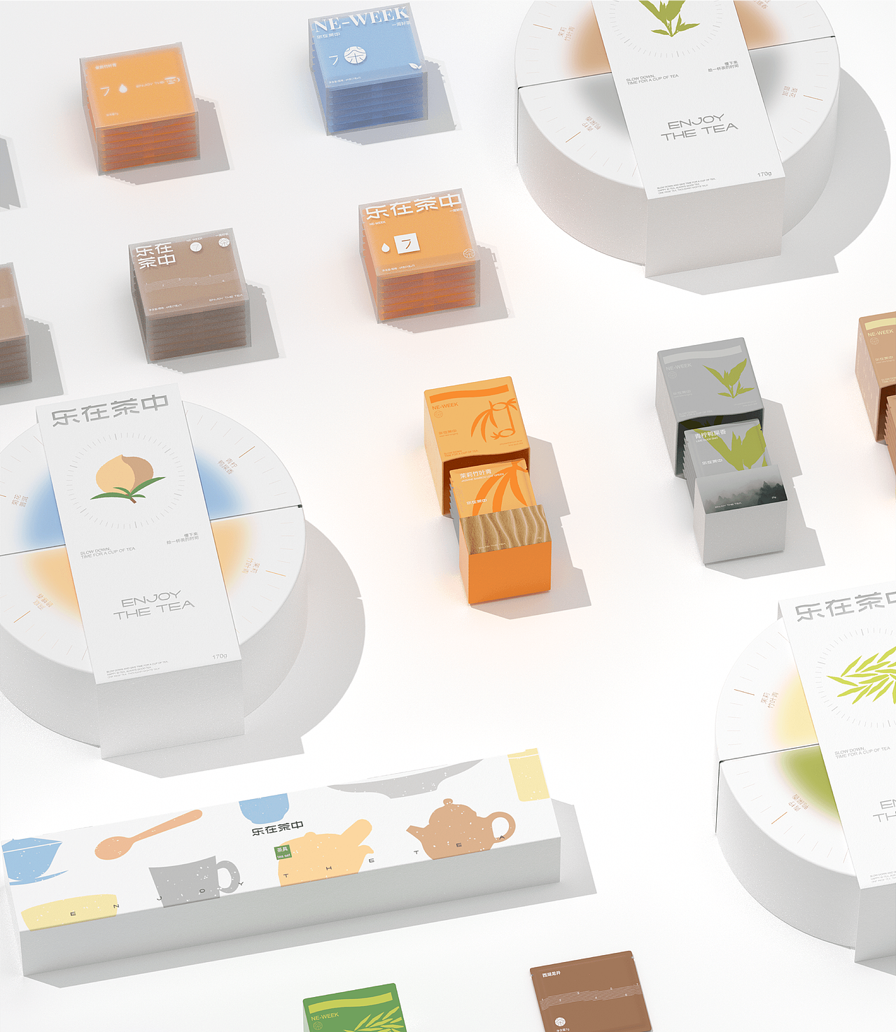ENJOY THE TEA乐在茶中品牌VI及产品包装设计（图ZMzU0NzIxMDY4） - 品牌 - 站酷设计师FungoDesign原创素材 - 站酷ZCOOL