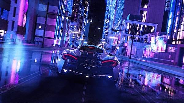 迈凯伦汽车渲染动画