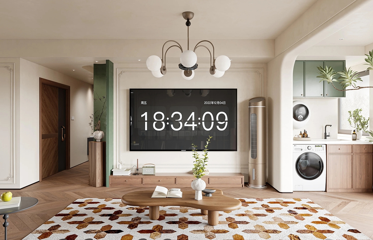 中式传统文化和欧式古典美学的融合（图ZMzU3NzQ4MTI0） - 家装设计 - 站酷设计师爱画效果图的萌萌原创素材 - 站酷ZCOOL