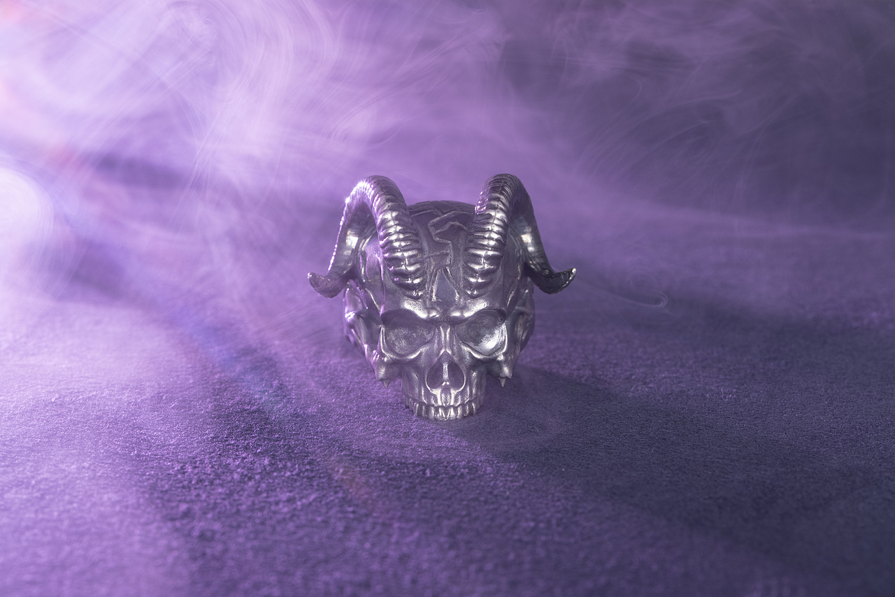 骷髅恶魔戒指（图ZMzM1MzQxODcy） - 产品摄影 - 站酷设计师煎两个蛋原创素材 - 站酷ZCOOL