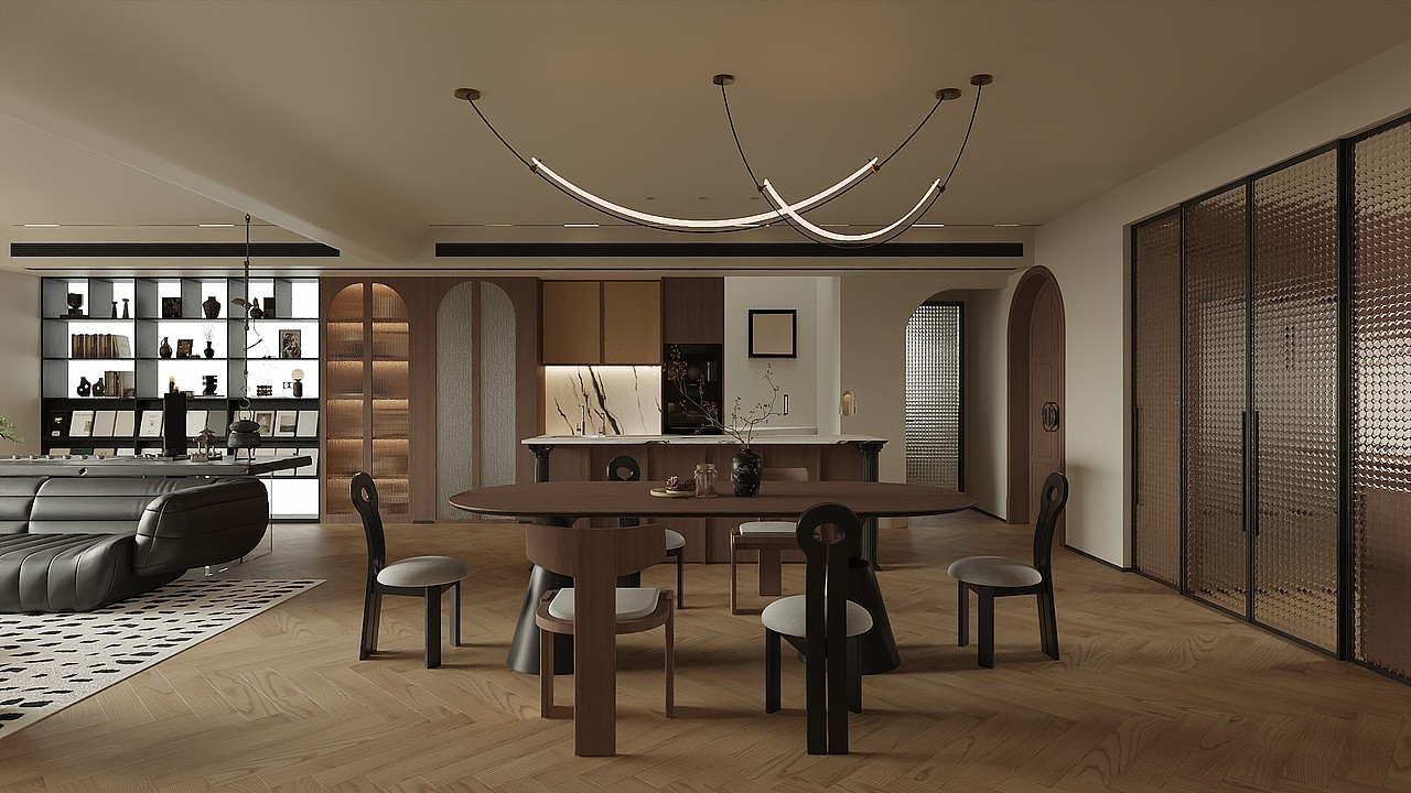 長(zhǎng)沙中古風(fēng)復(fù)式設(shè)計(jì)（圖ZMzY1ODc4ODky） - 家裝設(shè)計(jì) - 站酷設(shè)計(jì)師杜潤(rùn)民原創(chuàng)素材 - 站酷ZCOOL