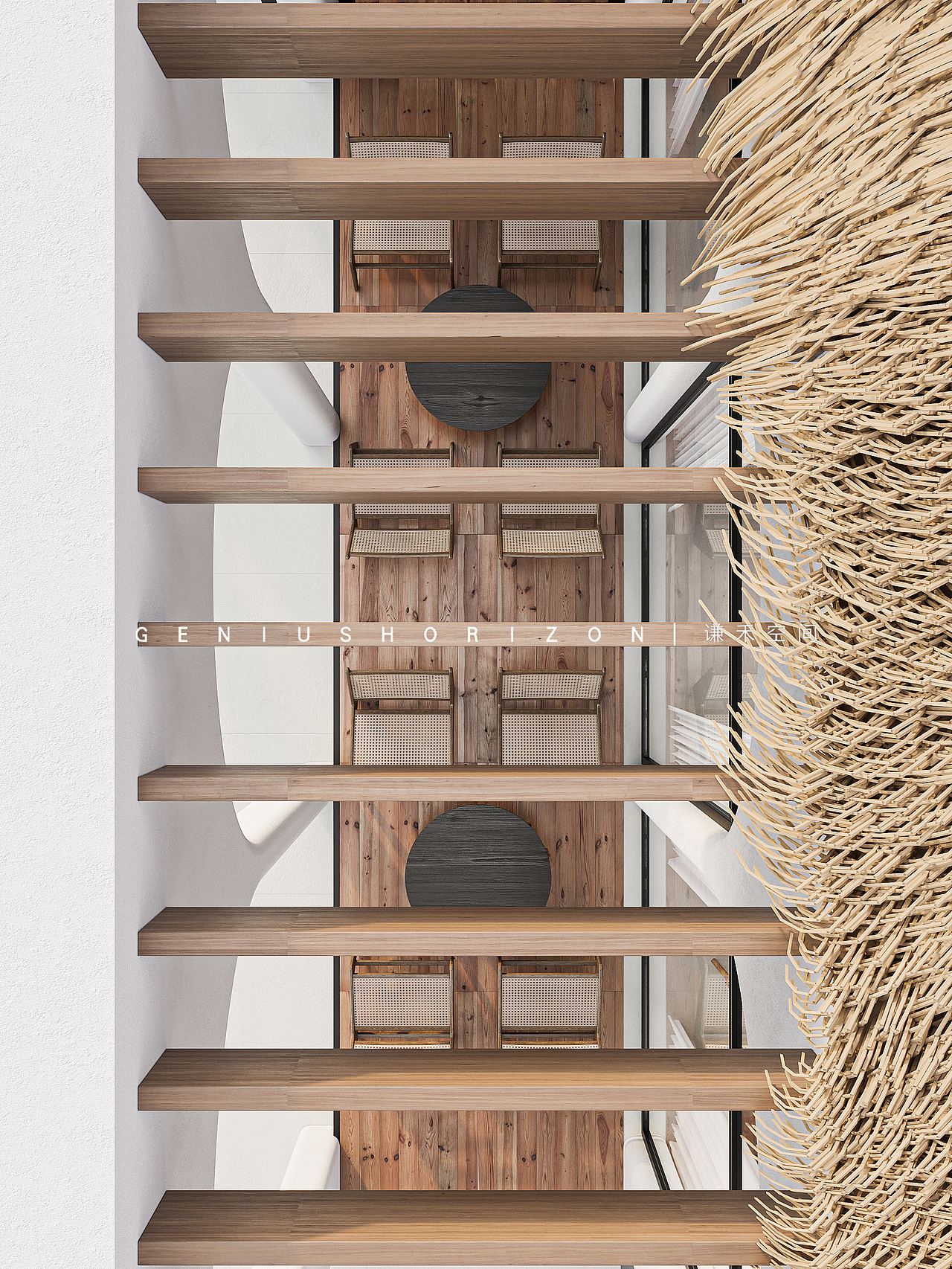 谦禾空间设计 隐山视觉 | 侘寂民宿设计