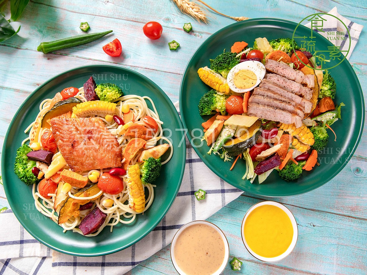 南宁美食摄影 轻食沙拉 简餐图片拍照 外卖平台照片