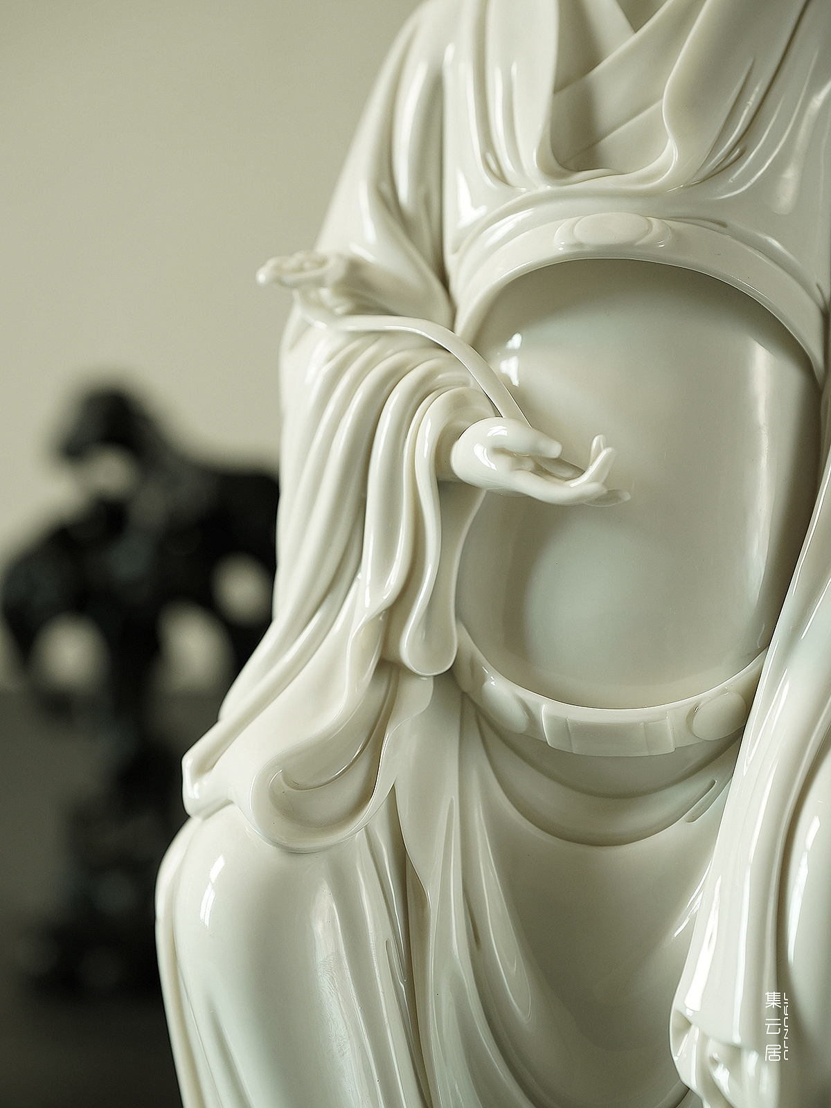 中国白·仿何朝宗文昌帝君坐像