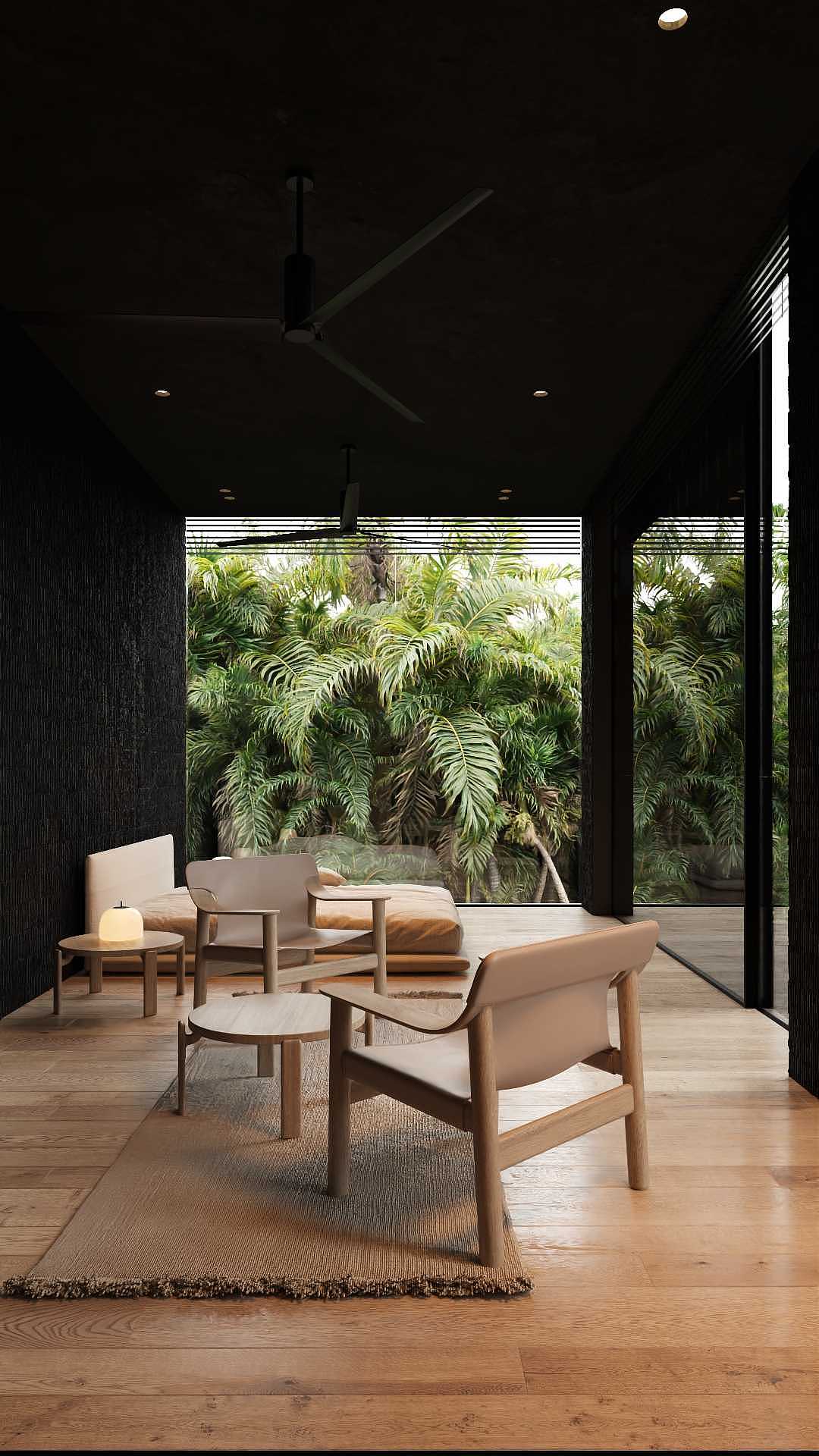 黑色森林——現代極簡別墅案例