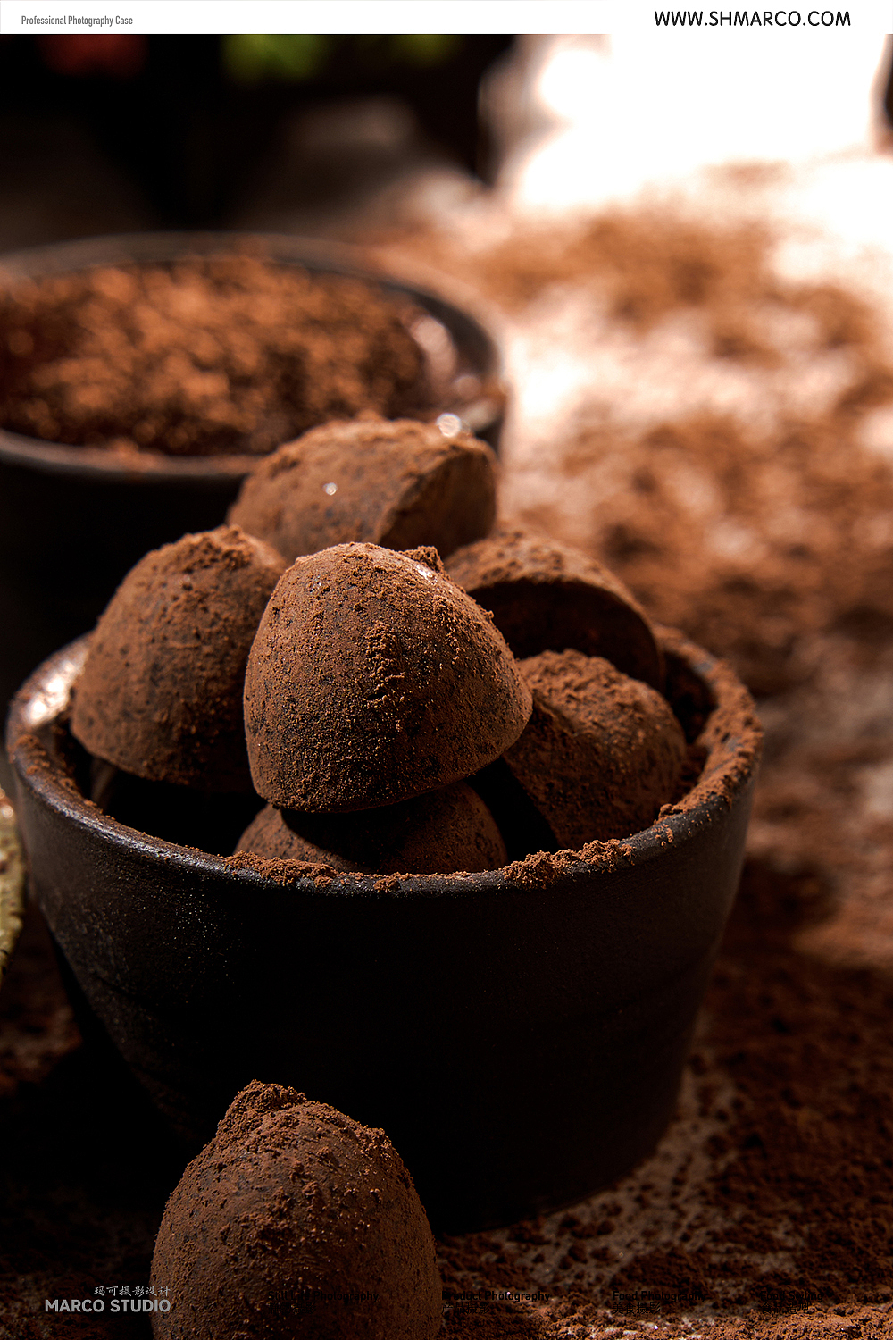 好利来-松露巧克力创意拍摄