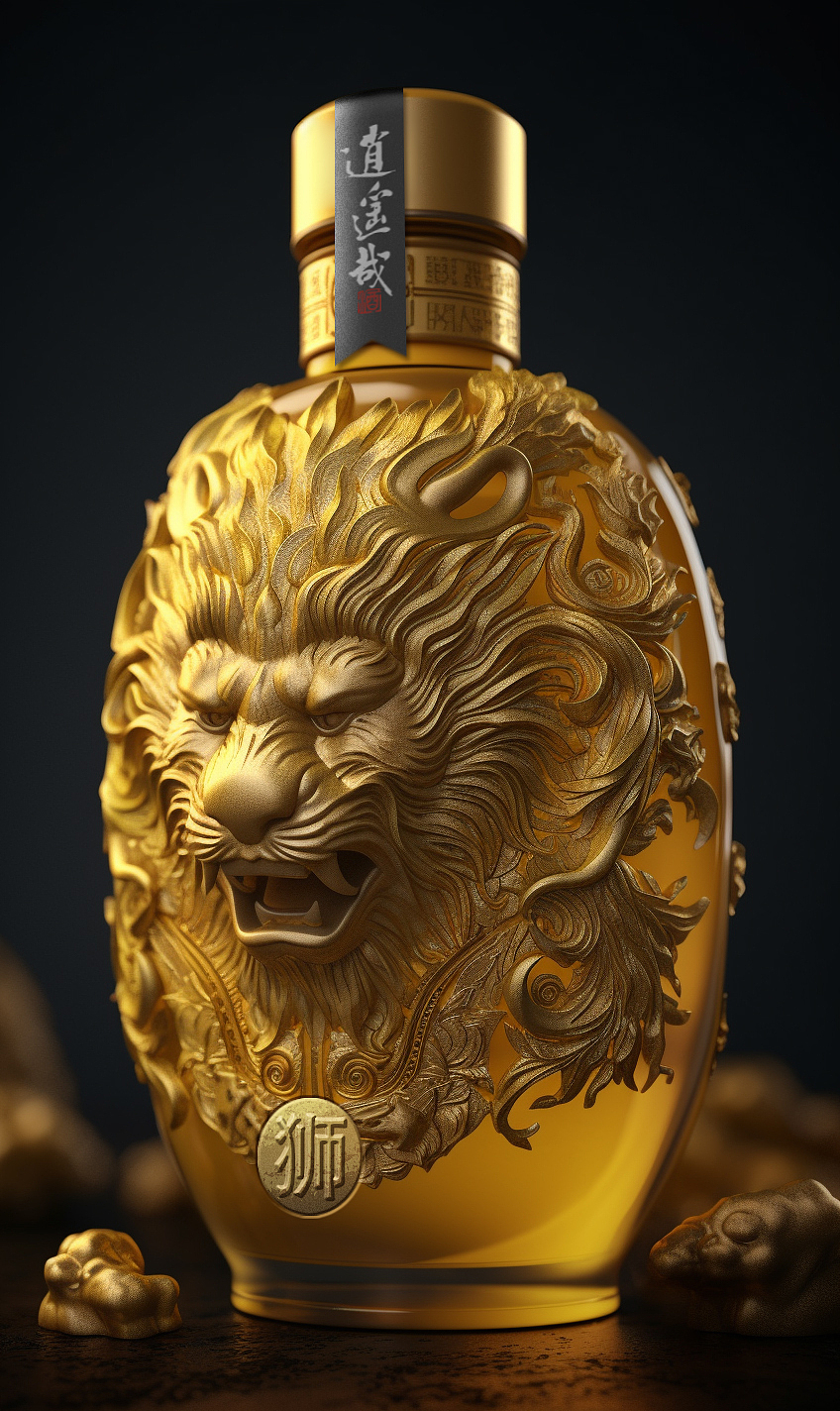 文創(chuàng)白酒包裝--雄獅（圖ZMzQ3Njk5ODI0） - 包裝 - 站酷設計師真象哥原創(chuàng)素材 - 站酷ZCOOL