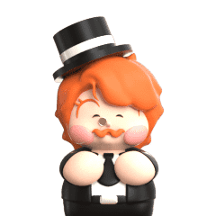 周大肠IP形象|3D表情包设计