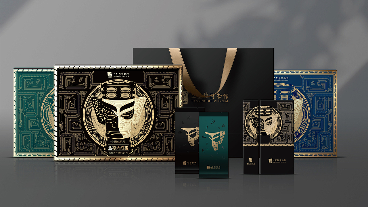 产品包装｜三星堆博物馆｜用一盏茶唤醒另外一个世界（图ZMzQ5MzIyMjQw） - 包装 - 站酷设计师白板设计实验室原创素材 - 站酷ZCOOL