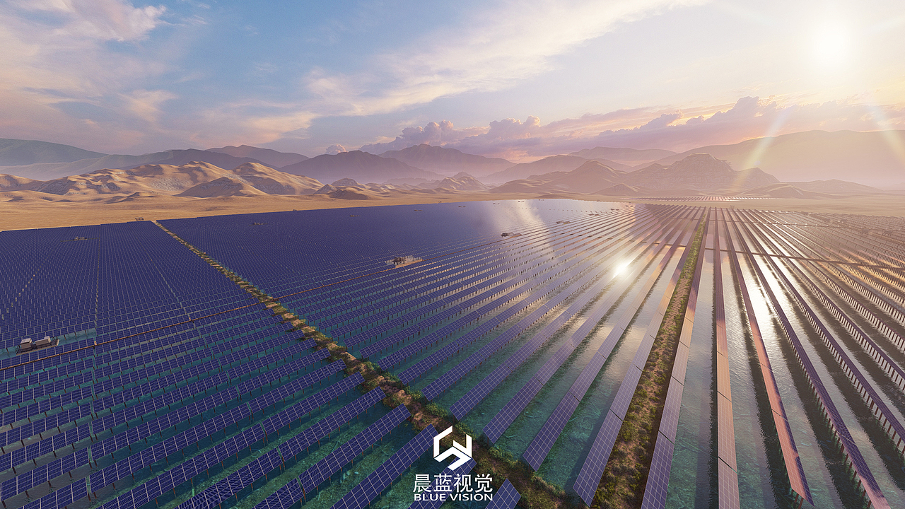 光伏效果图（图ZMzA2MjE4MTM2） - 场景 - 站酷设计师晨蓝视觉原创素材 - 站酷ZCOOL