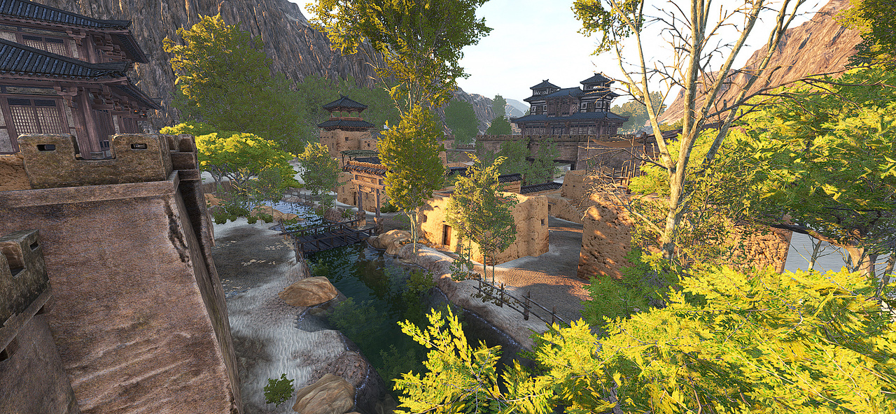 【衣谷三国概念设定】场景地编截图（一）（图ZMzIzOTQ4NzQ0） - 概念设定 - 站酷设计师疾风Shawk原创素材 - 站酷ZCOOL