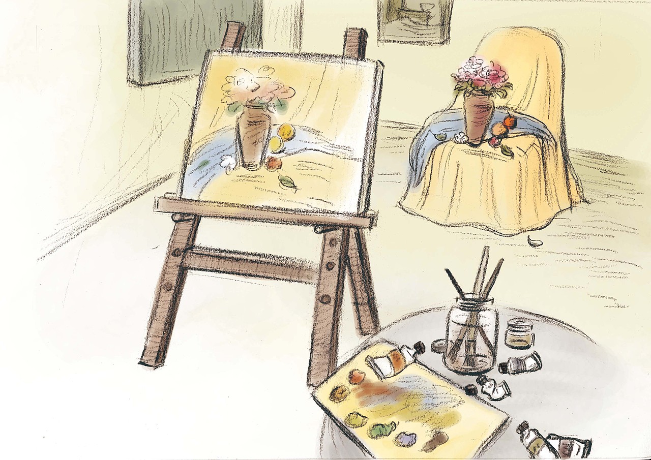 婚纱摄影背景图绘制(部分展示)