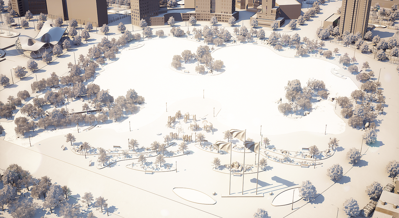 UE4/UE5 虚拟搭建城市-数字孪生-大城市场景（图ZMzE2MDUyMjE2） - 建筑/空间 - 站酷设计师CG繁华原创素材 - 站酷ZCOOL