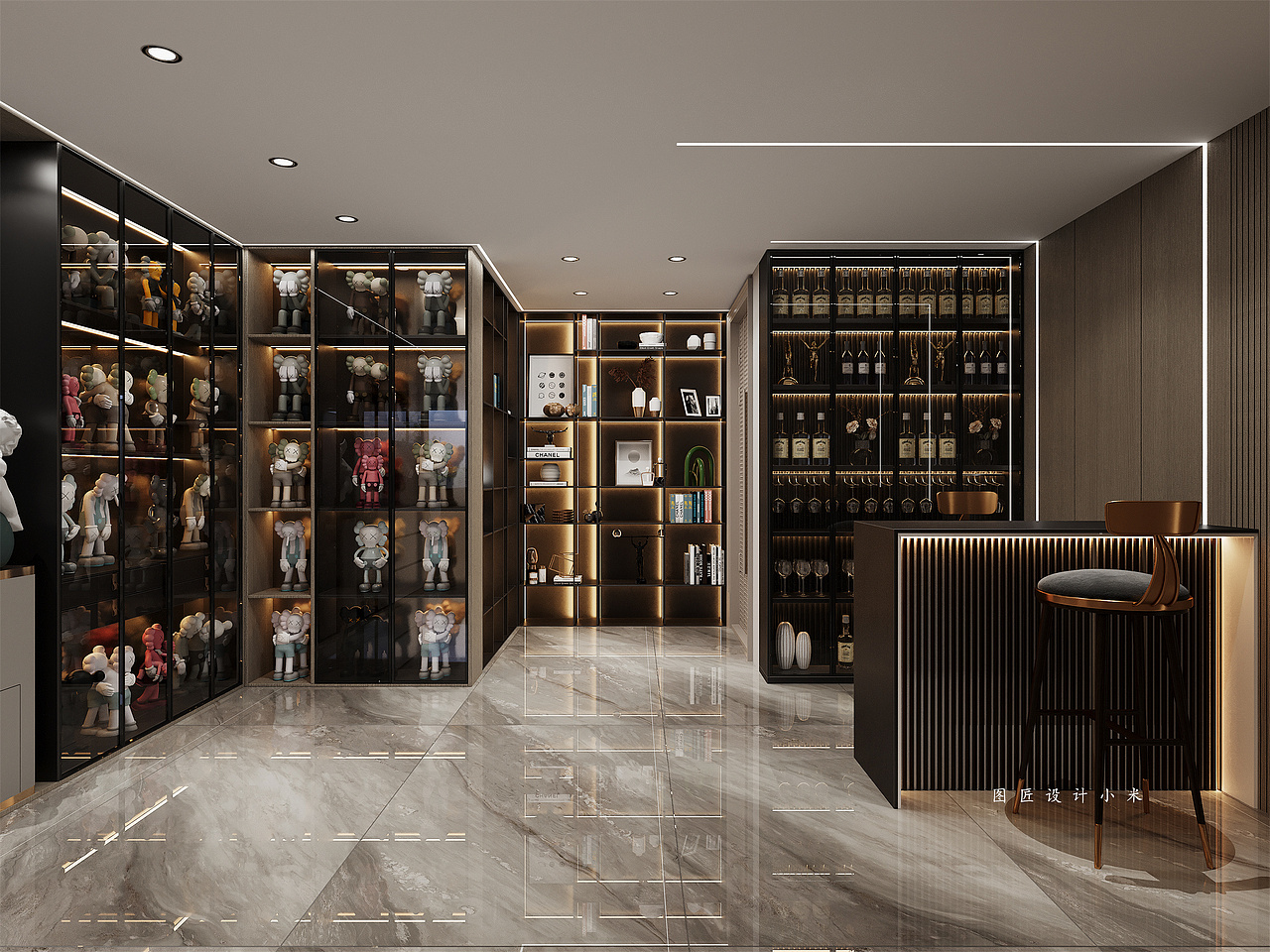 现代自建别墅设计，处处优雅精致，高级感藏不住