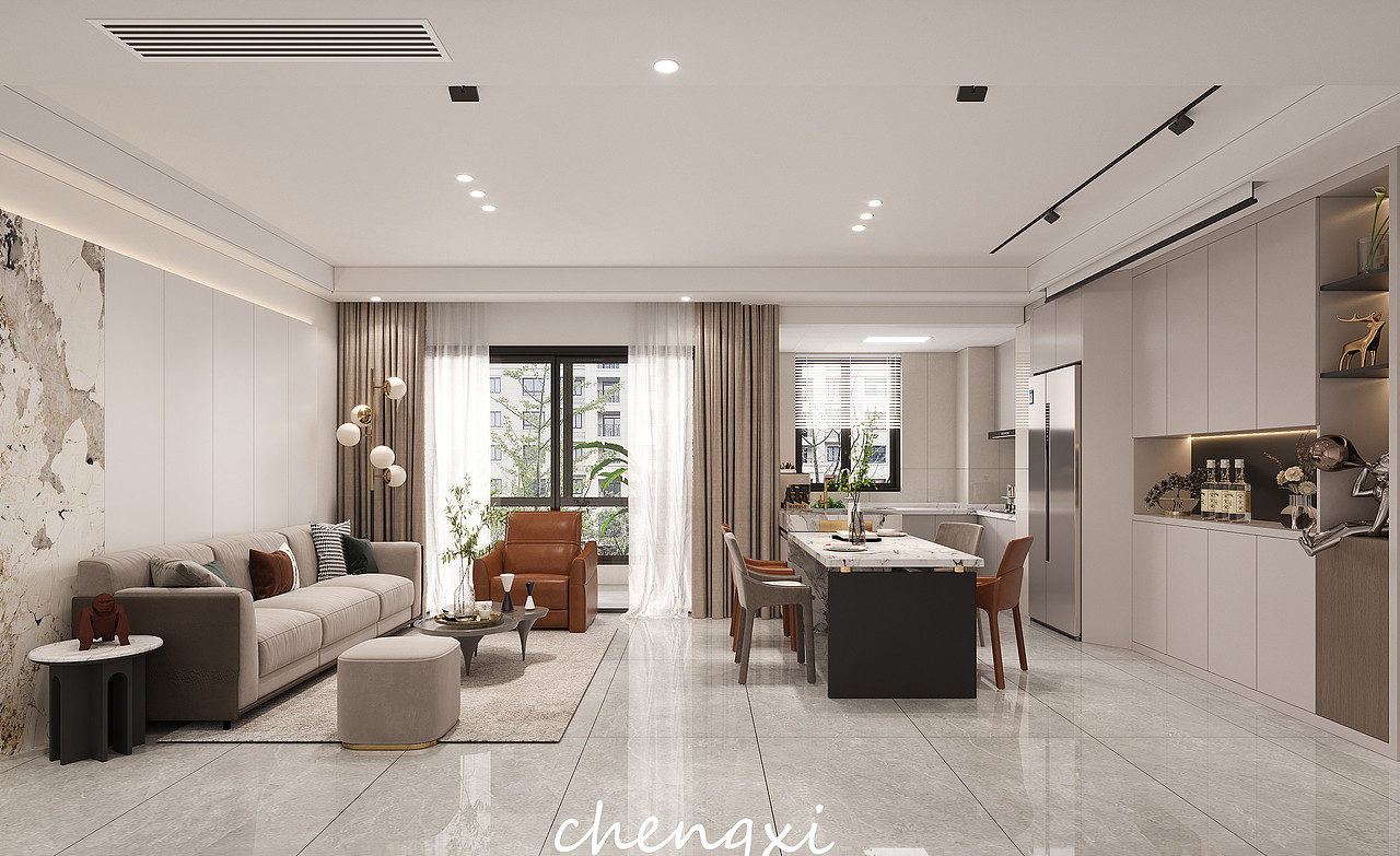 现代住宅，以简约设计呈现生活之美~