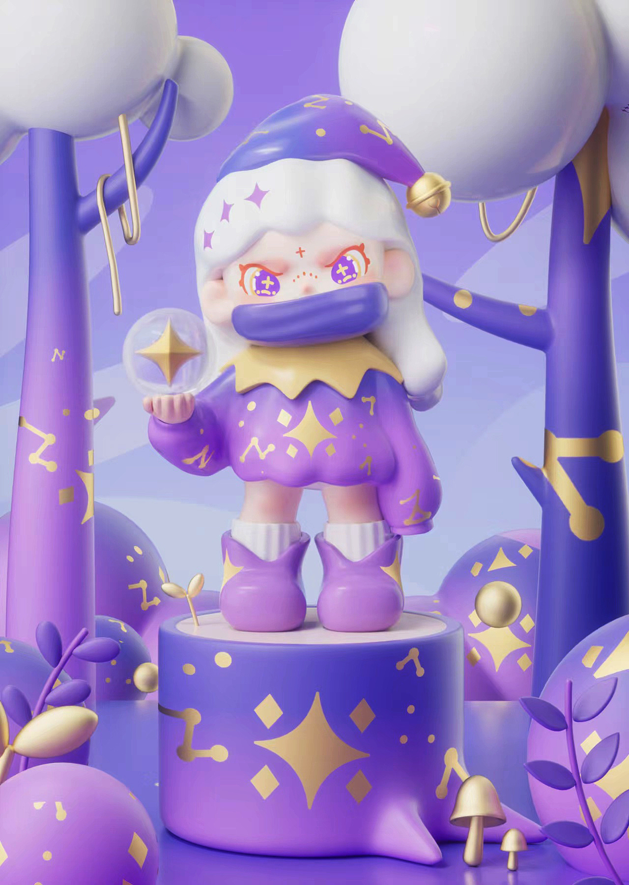 泡泡玛特 拒绝定义（临摹练习）（图ZMzIyMDE1MzIw） - 人物/生物 - 站酷设计师呀呼嘿嘿原创素材 - 站酷ZCOOL