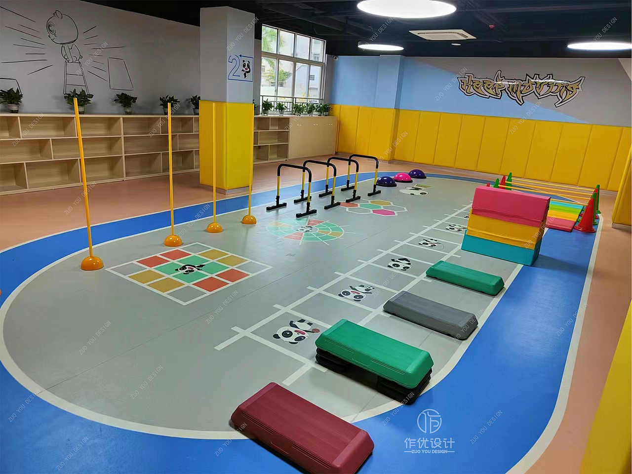 儿童运动馆完工｜实景照片（图ZMzEwNDI2NDA0） - 商业空间设计 - 站酷设计师作优空间设计原创素材 - 站酷ZCOOL
