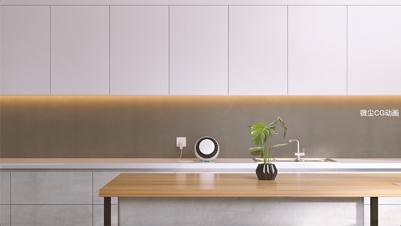 优食系列家用净食机 果蔬清洗机 三维CG动画