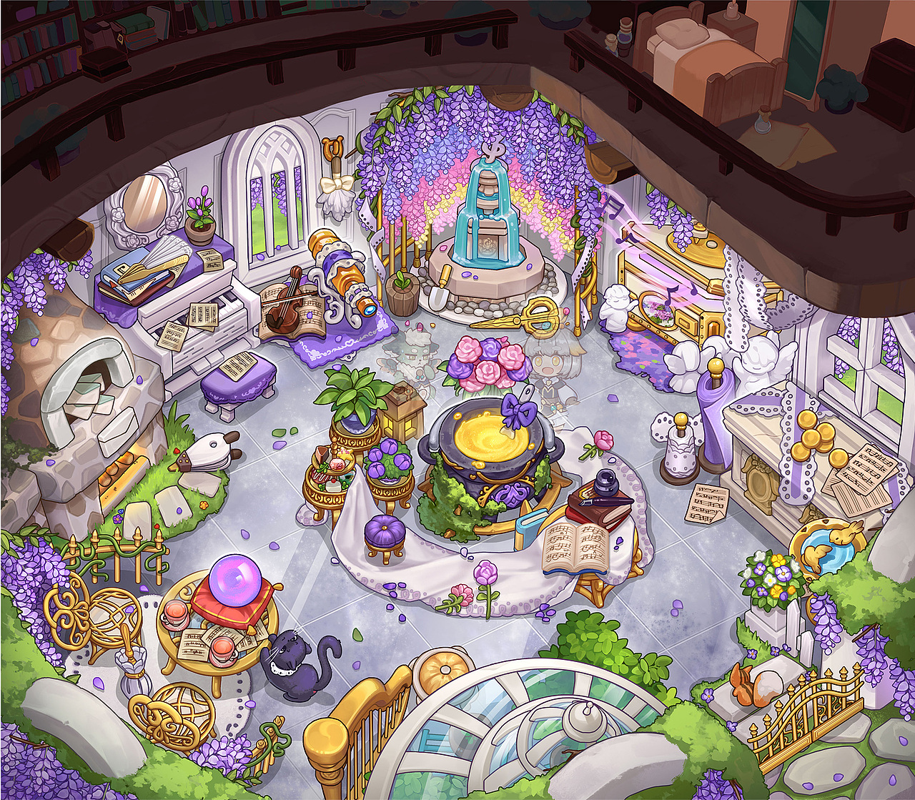 《诺弗兰物语》 Q版家具场景展示（图ZMzQ5MDk2OTQw） - 游戏原画 - 站酷设计师QFF要早睡原创素材 - 站酷ZCOOL