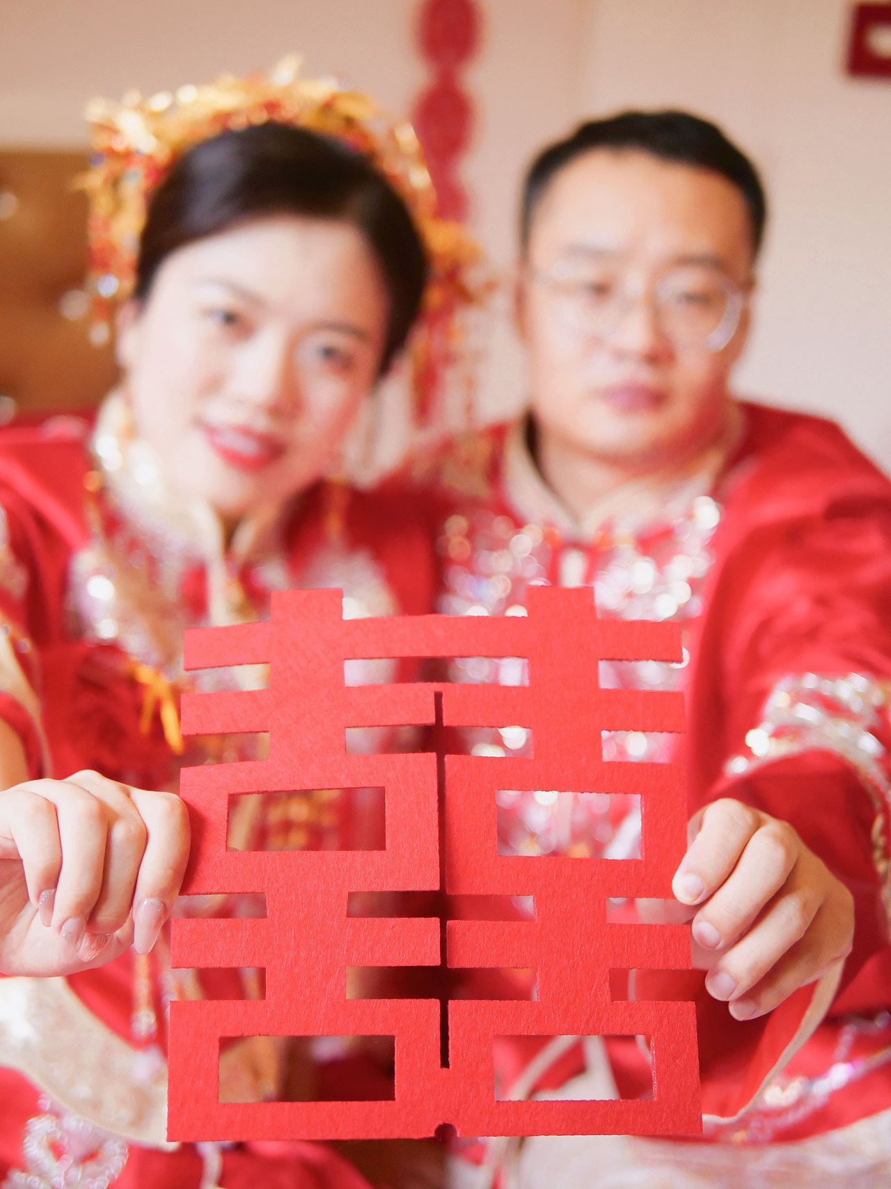 照片记录一个陕北婚礼