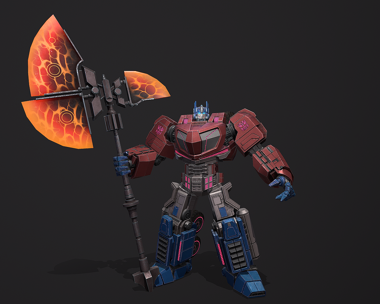 变形金刚--赛博坦之战--擎天柱(fan art)