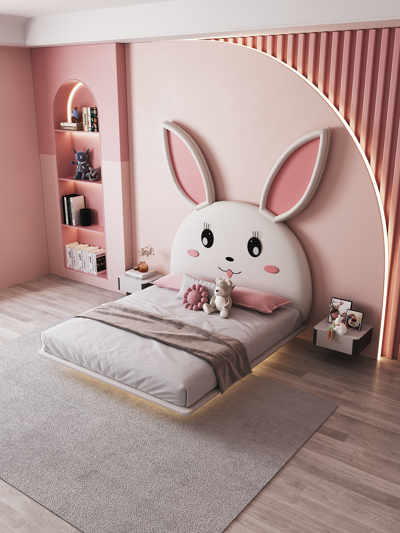兔子儿童床（图ZMzI0MjYzMjY4） - 家装设计 - 站酷设计师青年黑杰克原创素材 - 站酷ZCOOL