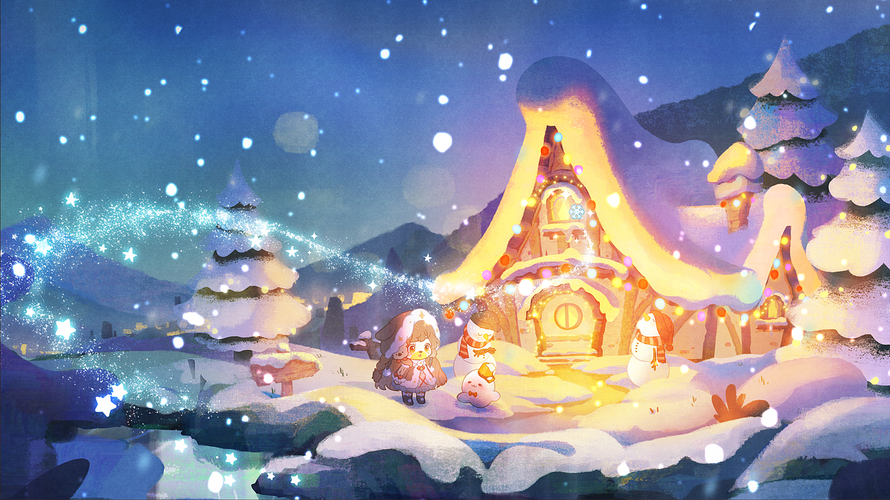 奥比岛手游|1.6版本凛冬童话