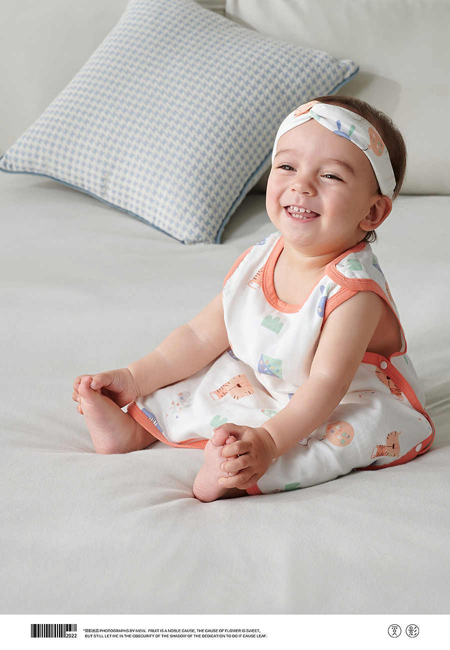 暖暖夏日-夏季婴童睡袋拍摄