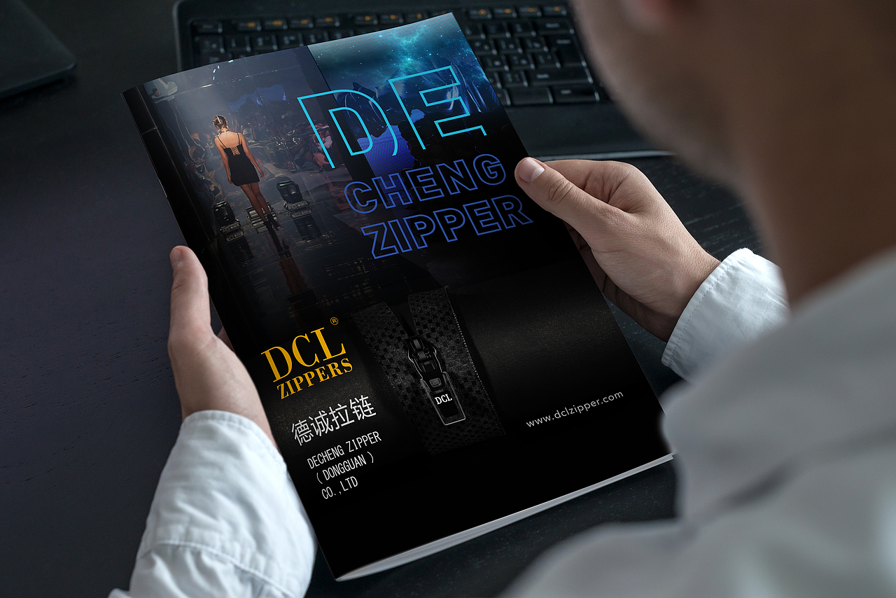 服饰行业画册,拉链画册封面内页设计,画册排版