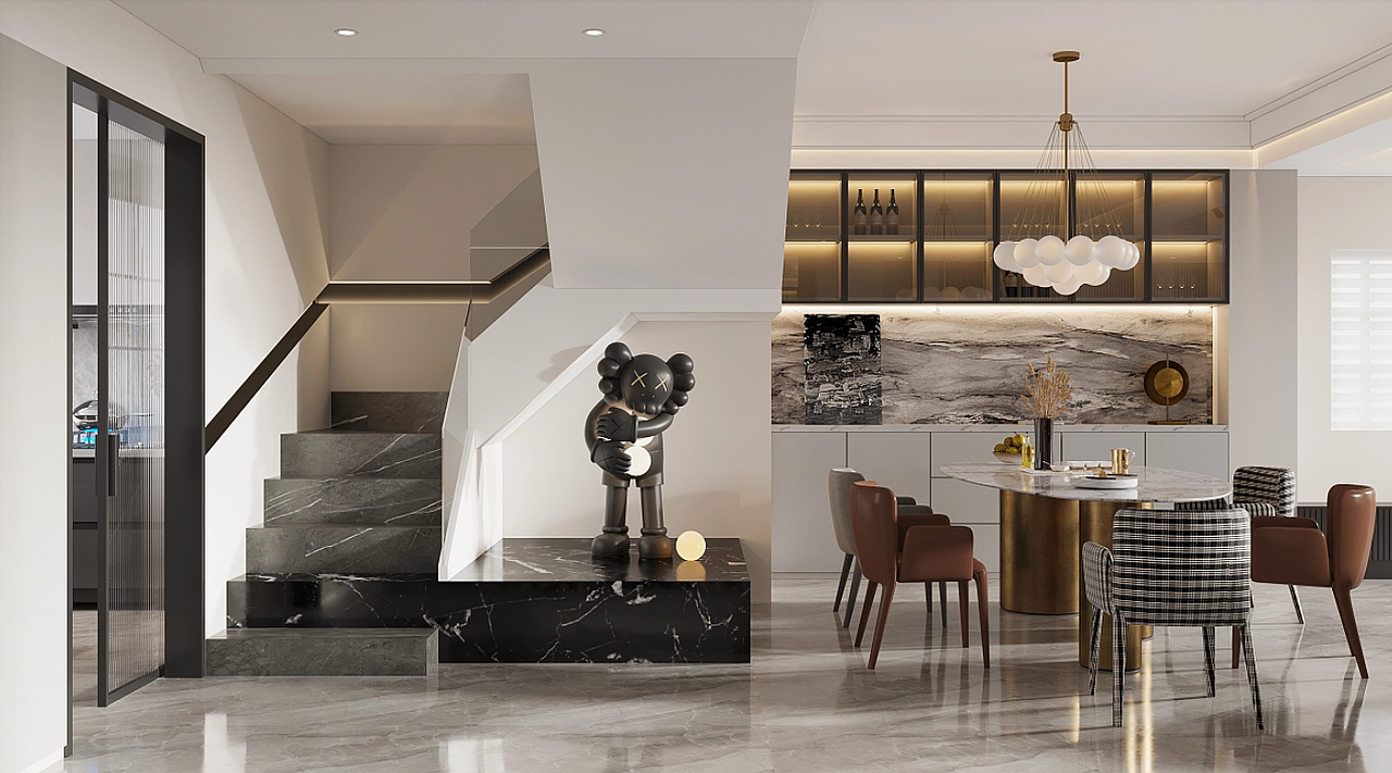 现代别墅效果图