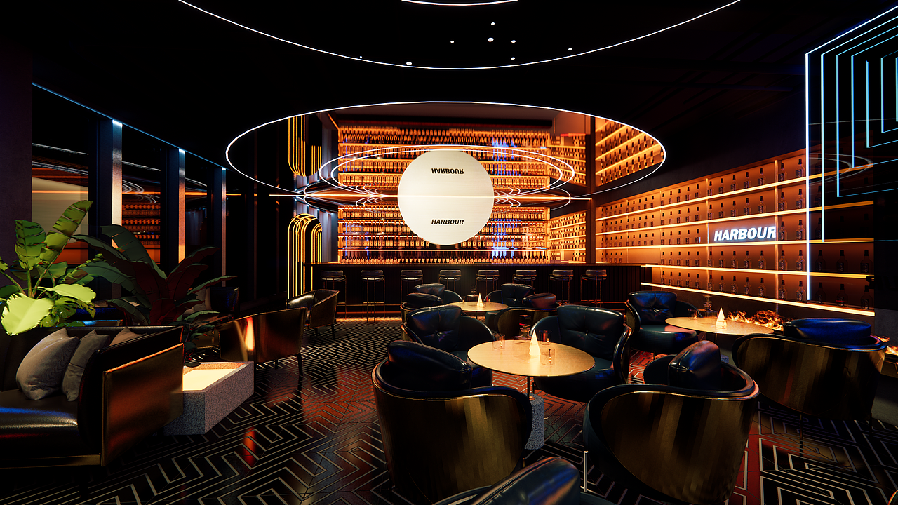 深圳酒吧设计 | 室内设计（图ZMzAyODM5OTAw） - 商业空间设计 - 站酷设计师足也空间设计原创素材 - 站酷ZCOOL