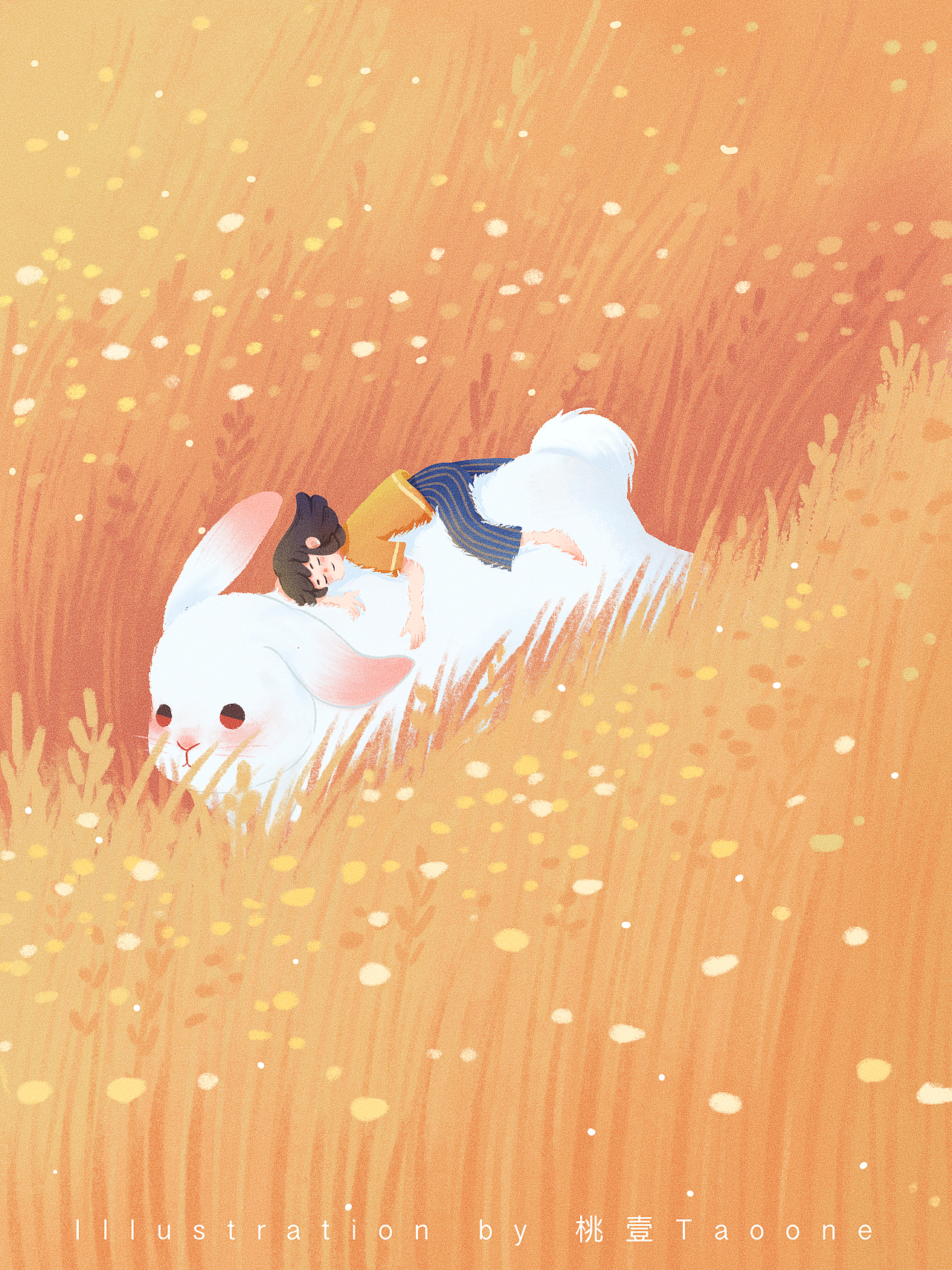 治愈系插画合集（图ZMzExMjI0MTU2） - 创作习作 - 站酷设计师桃壹TY原创素材 - 站酷ZCOOL